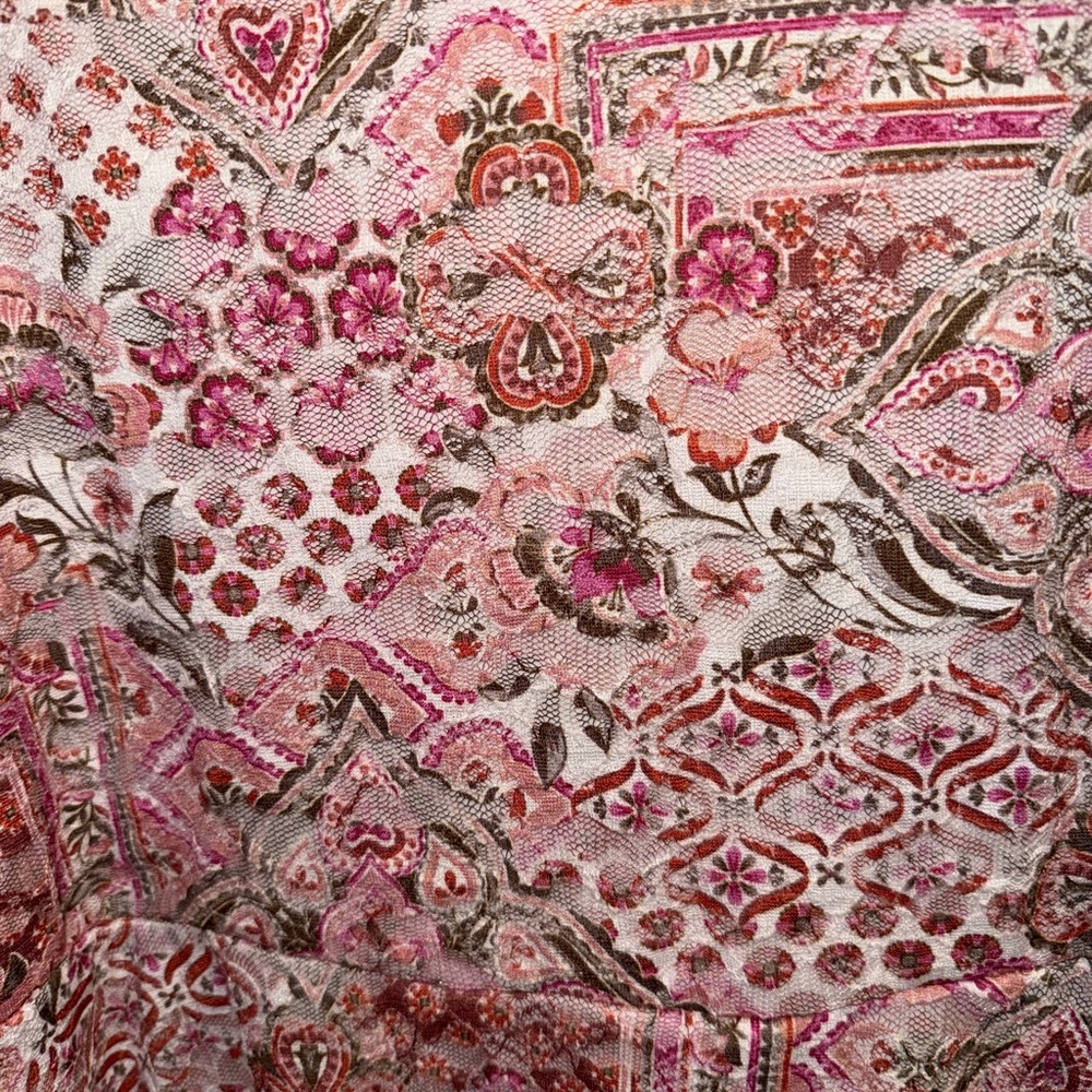 Altar'd State Pink Patterned Mini Dress - Picture 2 of 3